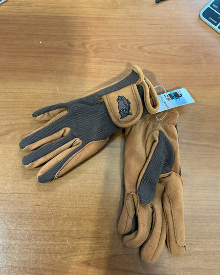 English Riding Gloves kids small Brown