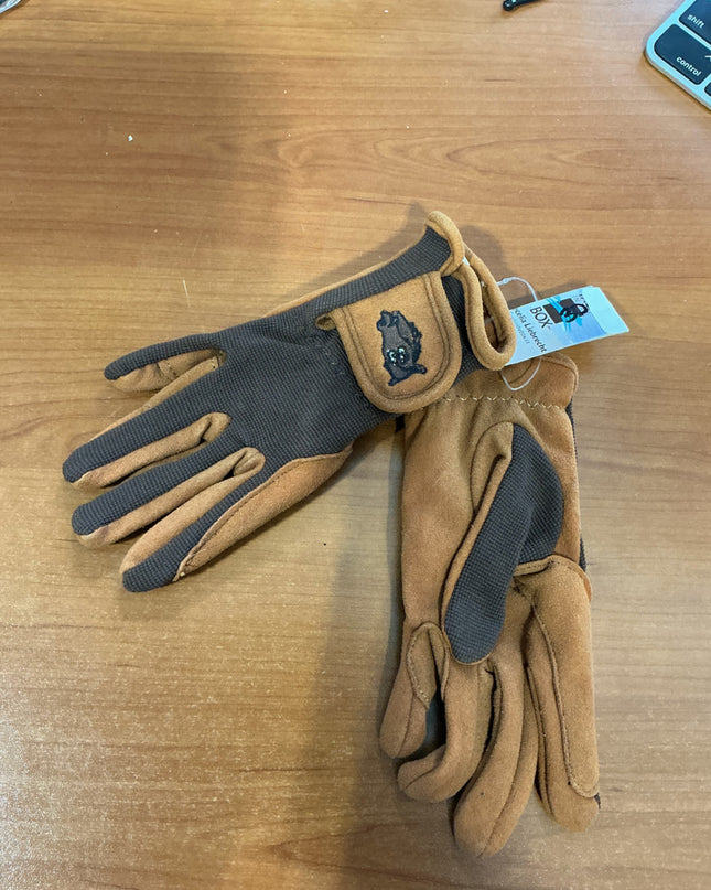 English Riding Gloves kids small Brown