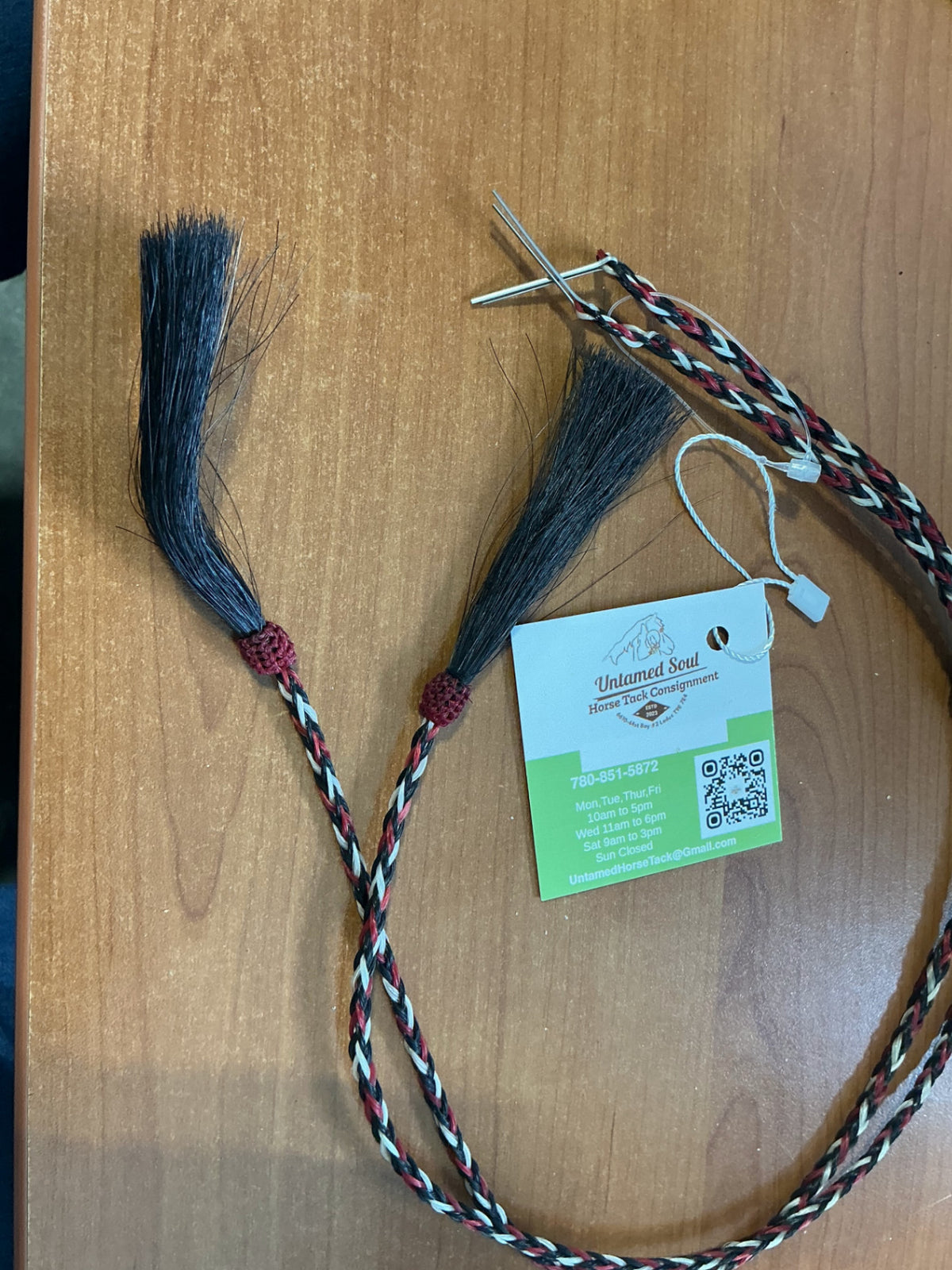 Hand Made Horse Hair String Red