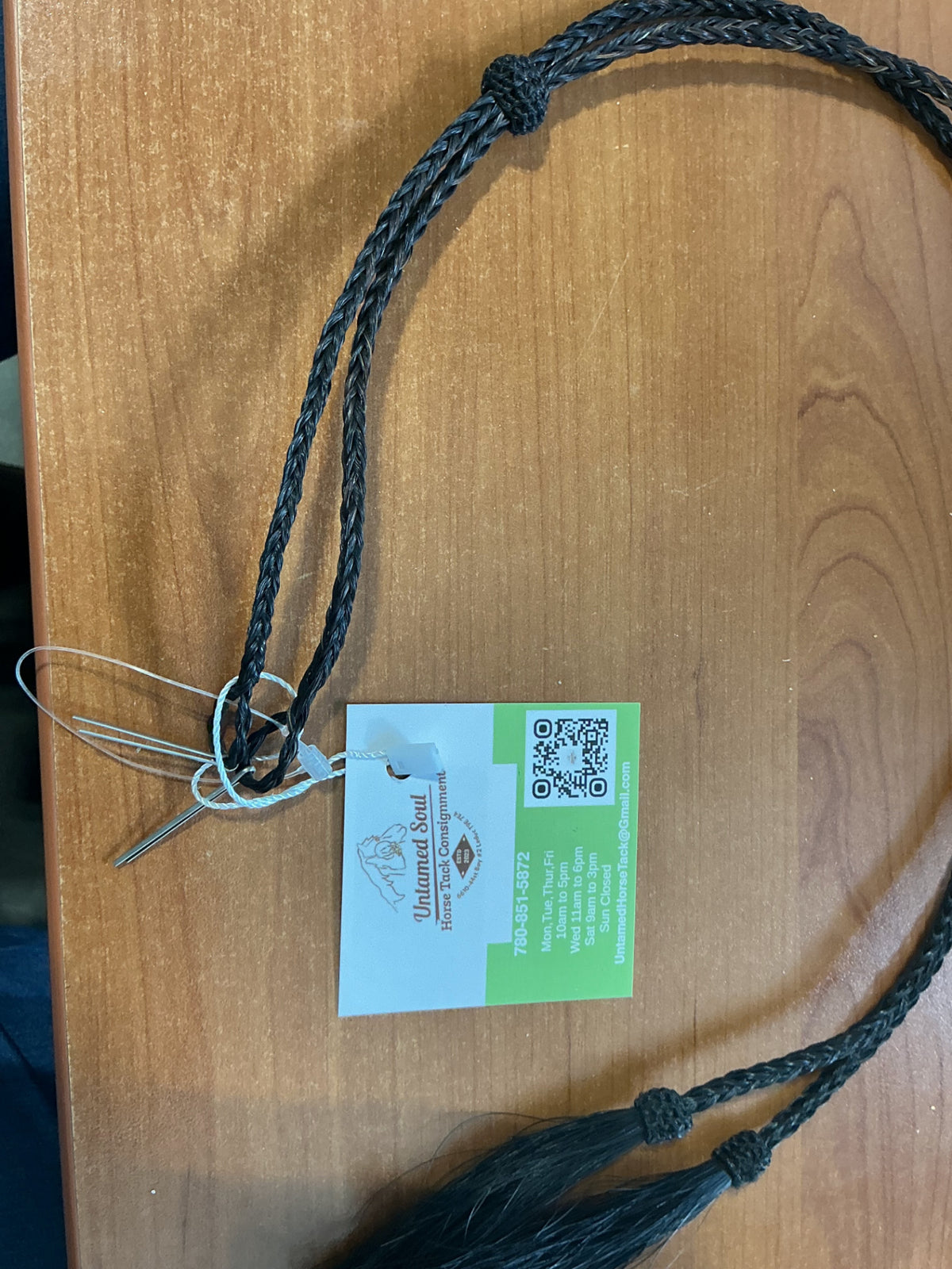 Hand Made Horse Hair String Black