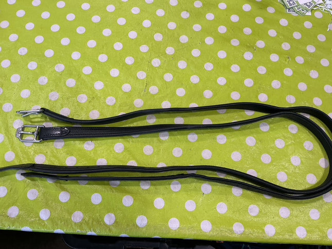 English Stirrup Leathers Black 