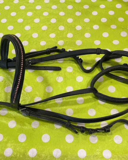 English Bridles Little Bling Brown