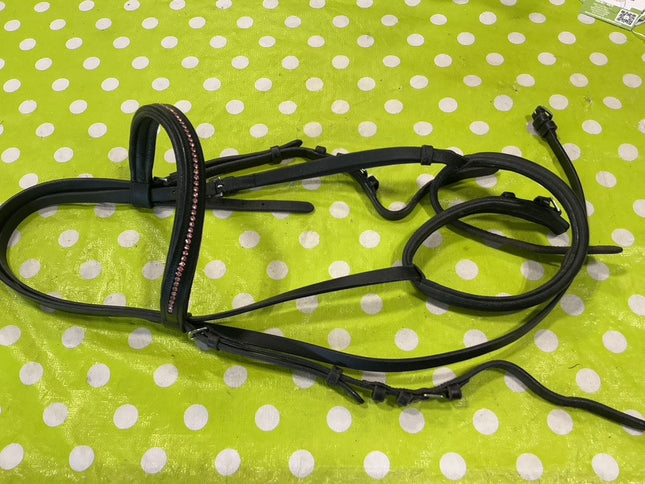 English Bridles Little Bling Brown