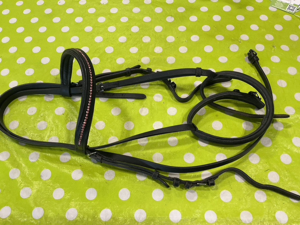 English Bridles Little Bling Brown