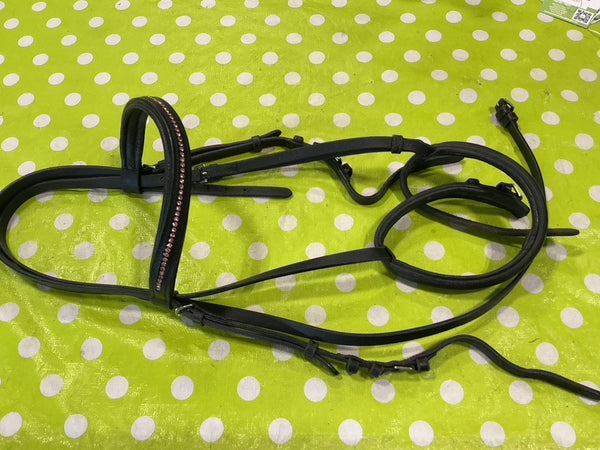 English Bridle – Brown with Bling Browband | Used, Good