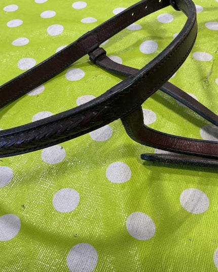 English Nose Band Only Leather 