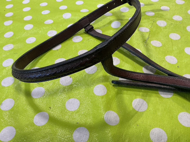 English Nose Band Only Leather 