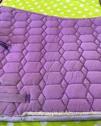 English Saddle Pad Purple Wear 