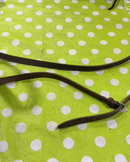 English Nose Band Brown leather