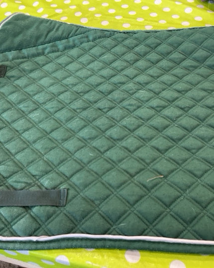 English Saddle Pad Green 