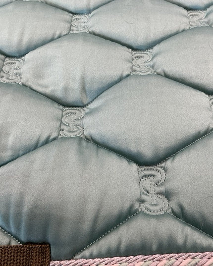 English Saddle Pad Full & Bonnet Green 