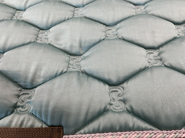English Saddle Pad Full & Bonnet Green 