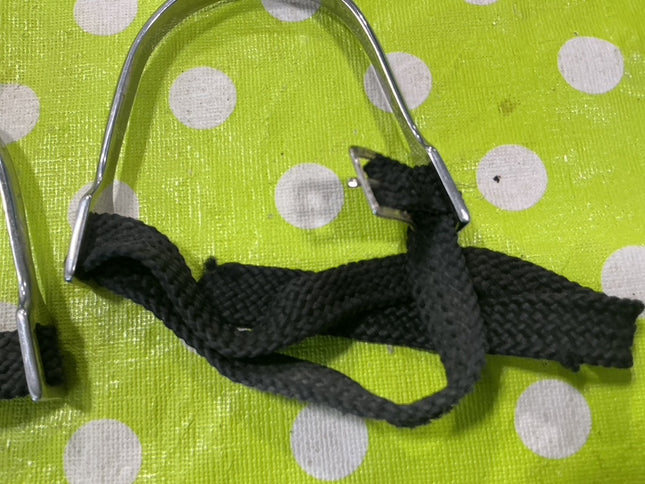 English Spurs with Straps 