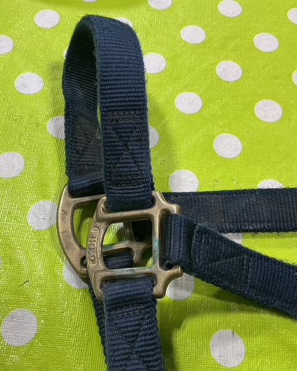 Halter Nylon Blue Med 