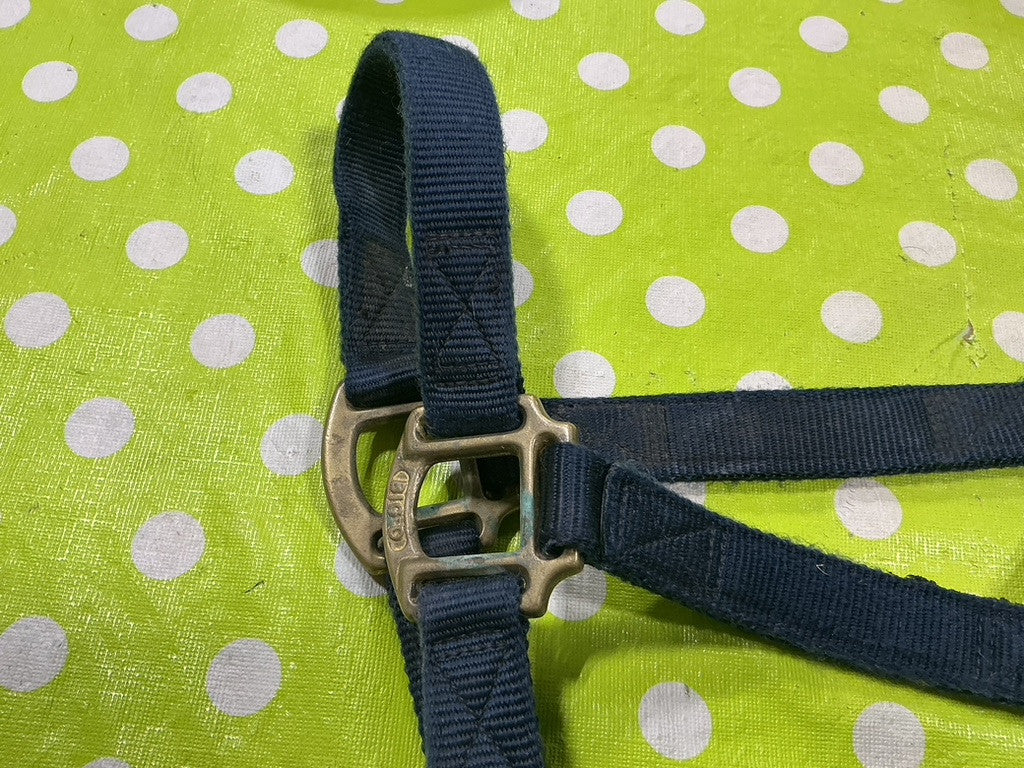 Halter Nylon Blue Med