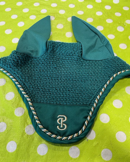English Saddle Pad Full & Bonnet Green 