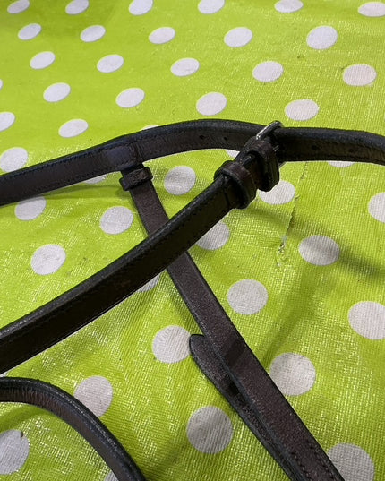 English Nose Band Only Leather 