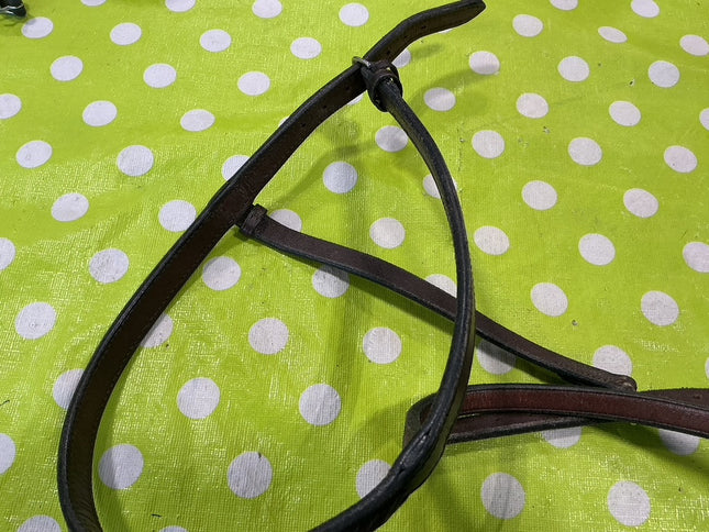 English Nose Band Only Leather 