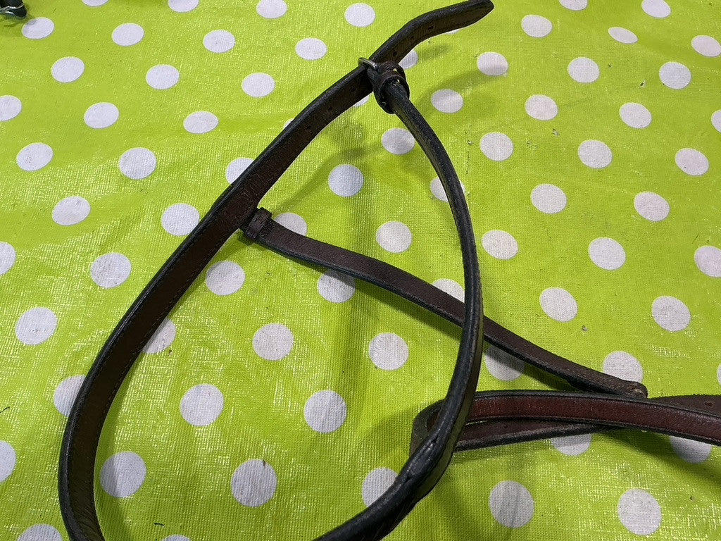 English Nose Band Only Leather 