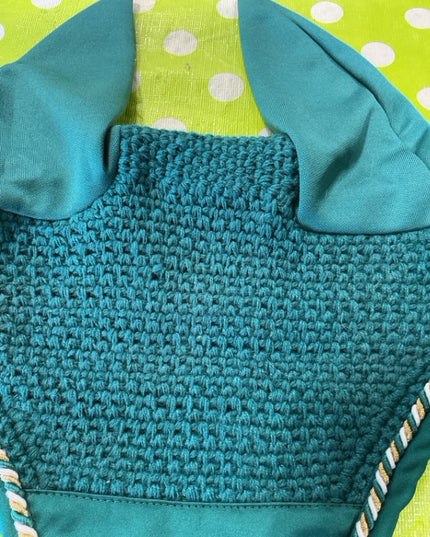 English Saddle Pad Full & Bonnet Green 
