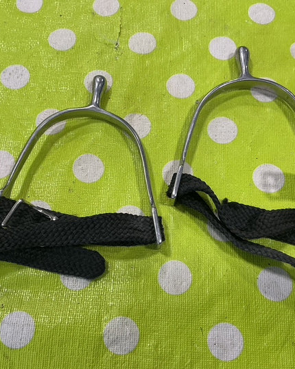 English Spurs with Straps 
