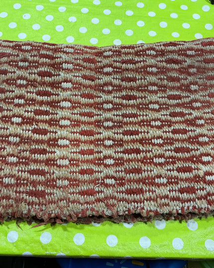 Western Saddle Blanket Red/Brown 30X30