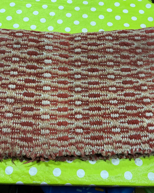 Western Saddle Blanket Red/Brown 30X30