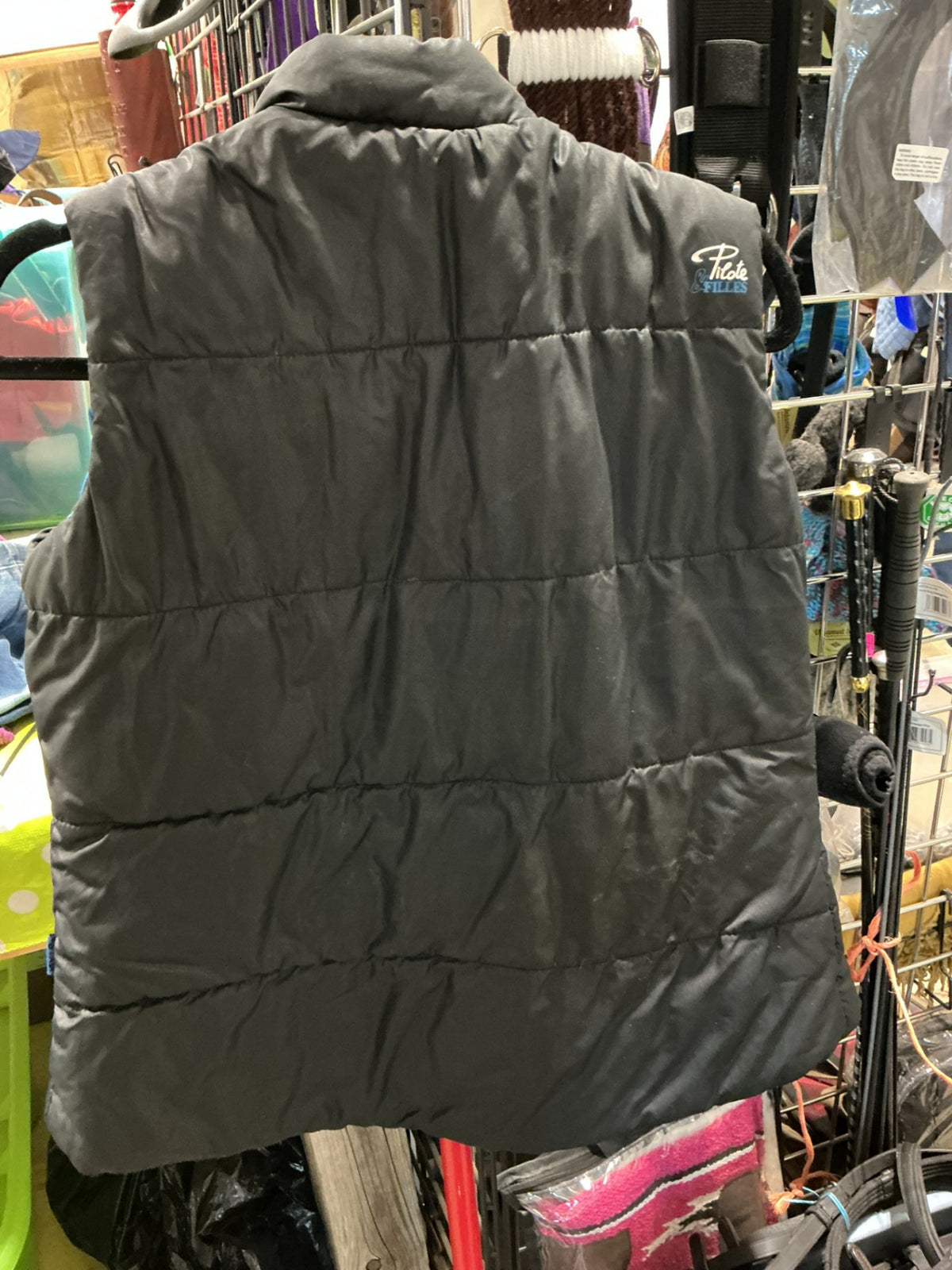 Vest Pilote & Fillies Reversible Black/Teal Size Small