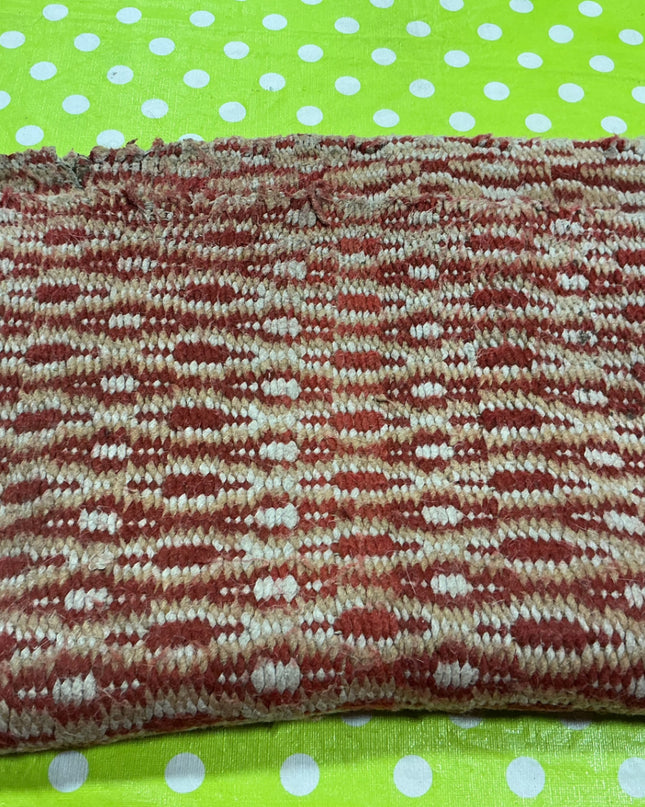 Western Saddle Blanket Red/Brown 30X30