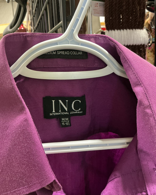 Shirt  INC  Size Medium. Purple 