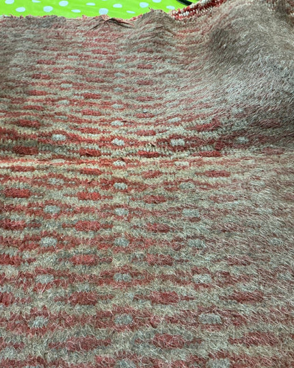 Western Saddle Blanket Red/Brown 30X30