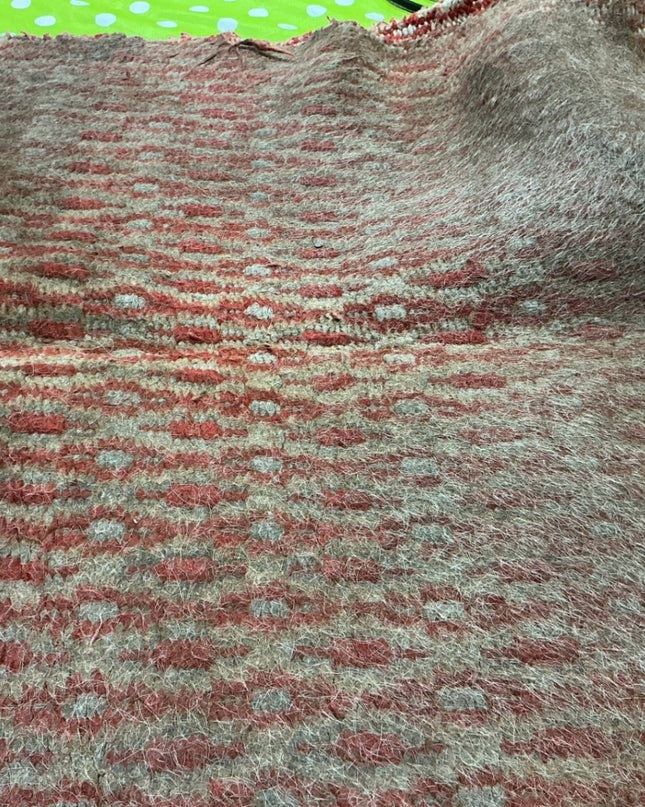 Western Saddle Blanket Red/Brown 30X30