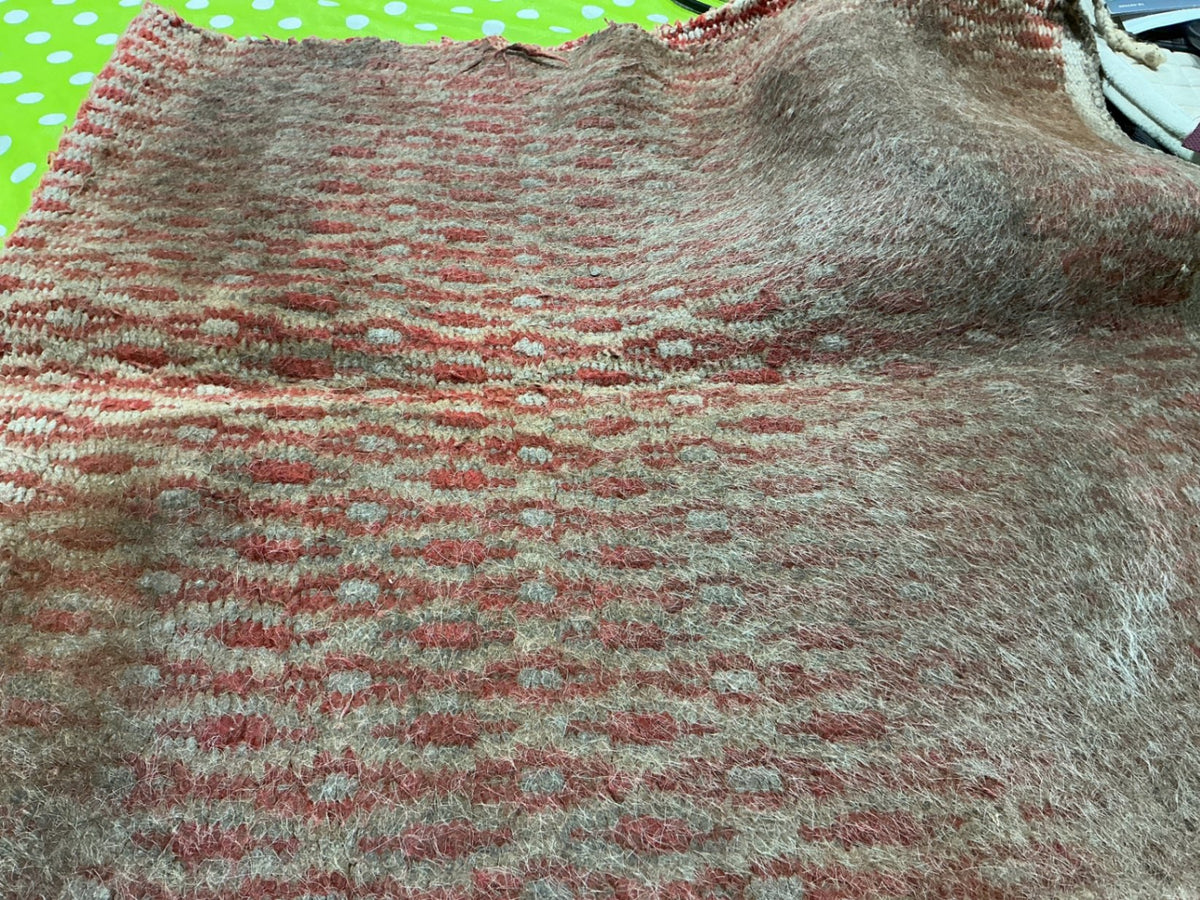 Western Saddle Blanket Red/Brown 30X30
