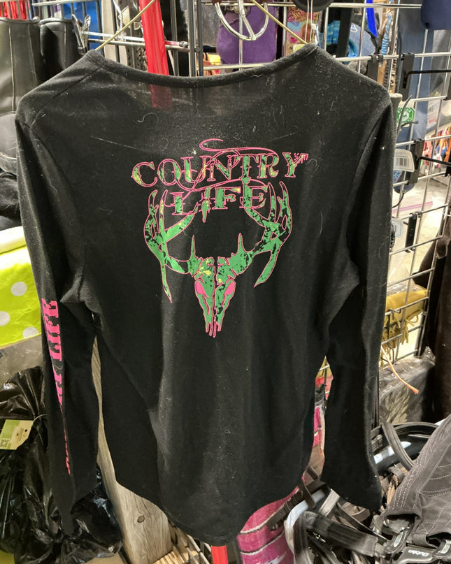 Shirt Country Life Black Size Small