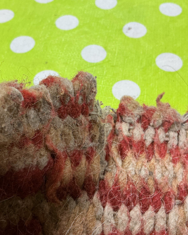 Western Saddle Blanket Red/Brown 30X30