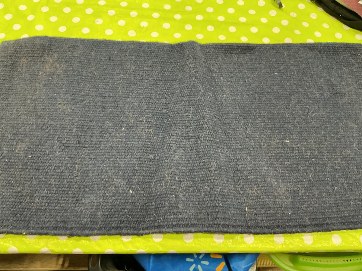 Western Saddle Blanket Navy 35X35