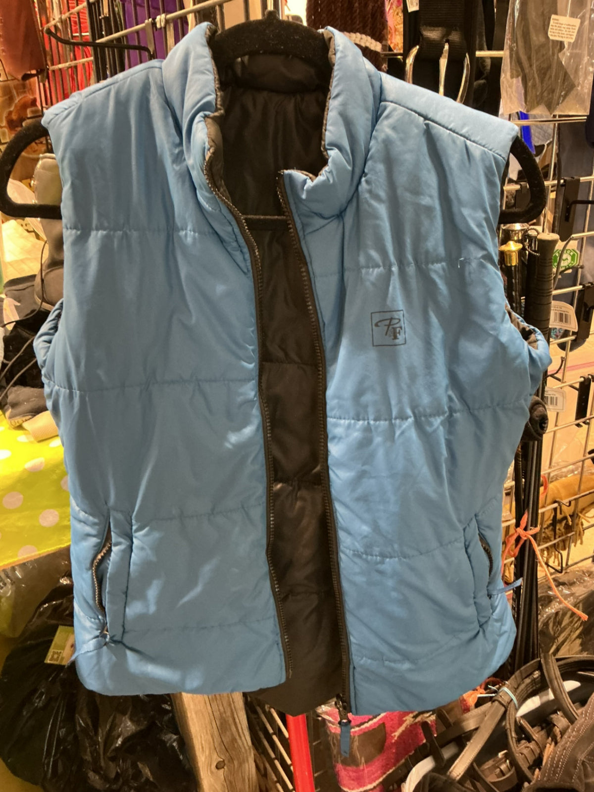 Vest Pilote & Fillies Reversible Black/Teal Size Small