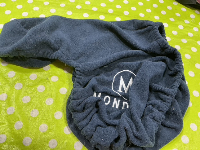 English Saddle Cover blue Fleece