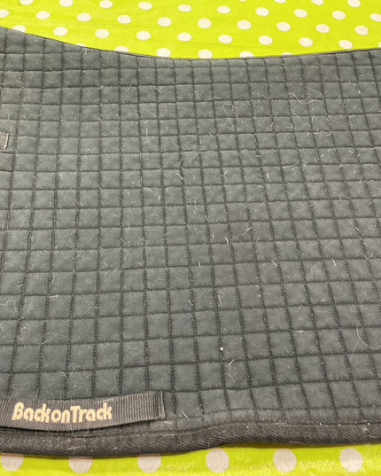 English Saddle Pad Back On Track Black