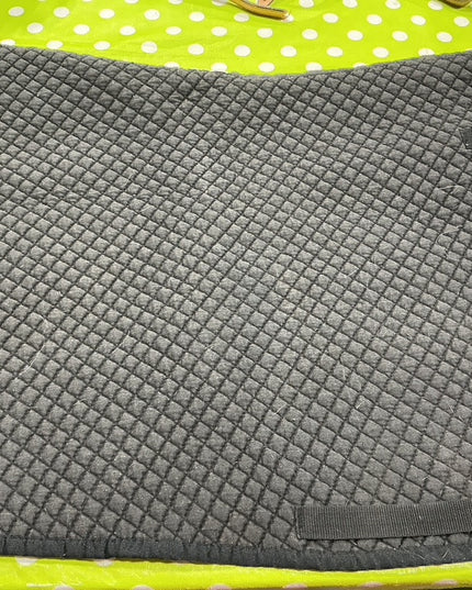 English Saddle Pad Black Dressage