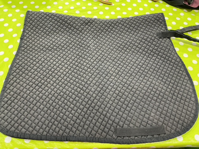 English Saddle Pad Black Dressage