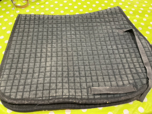 English Saddle Pad Back On Track Black