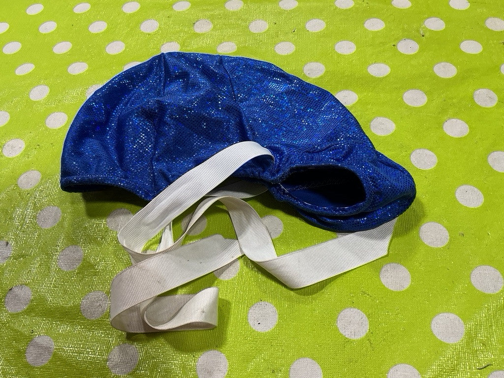 Helmet Cover Blue Sparkle