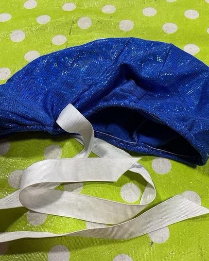 Helmet Cover Blue Sparkle