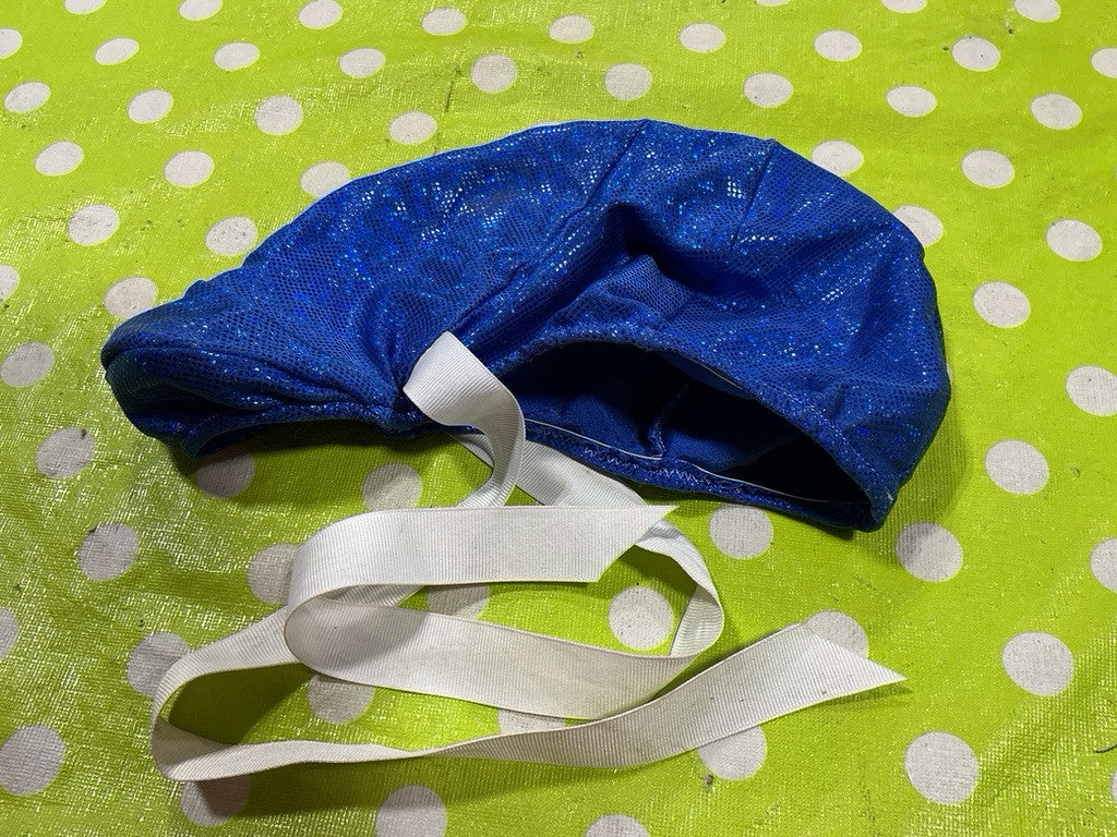 Helmet Cover Blue Sparkle