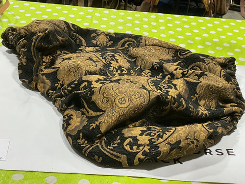 English Saddle Cover – Gold/Black | Used, Very Good
