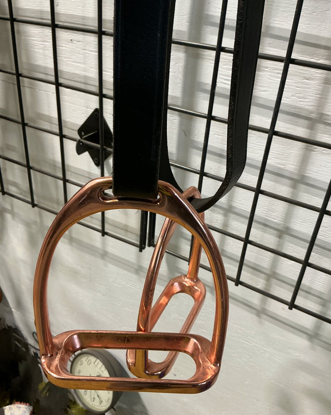 English Stirrups & Leathers Rose Gold