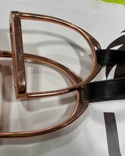 English Stirrups & Leathers Rose Gold