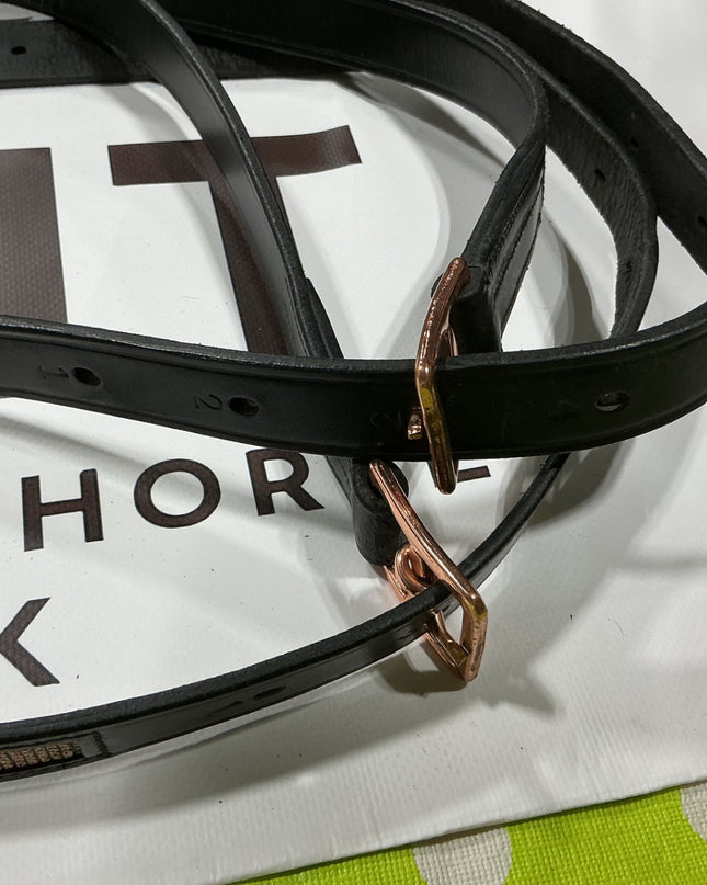 English Stirrups & Leathers Rose Gold