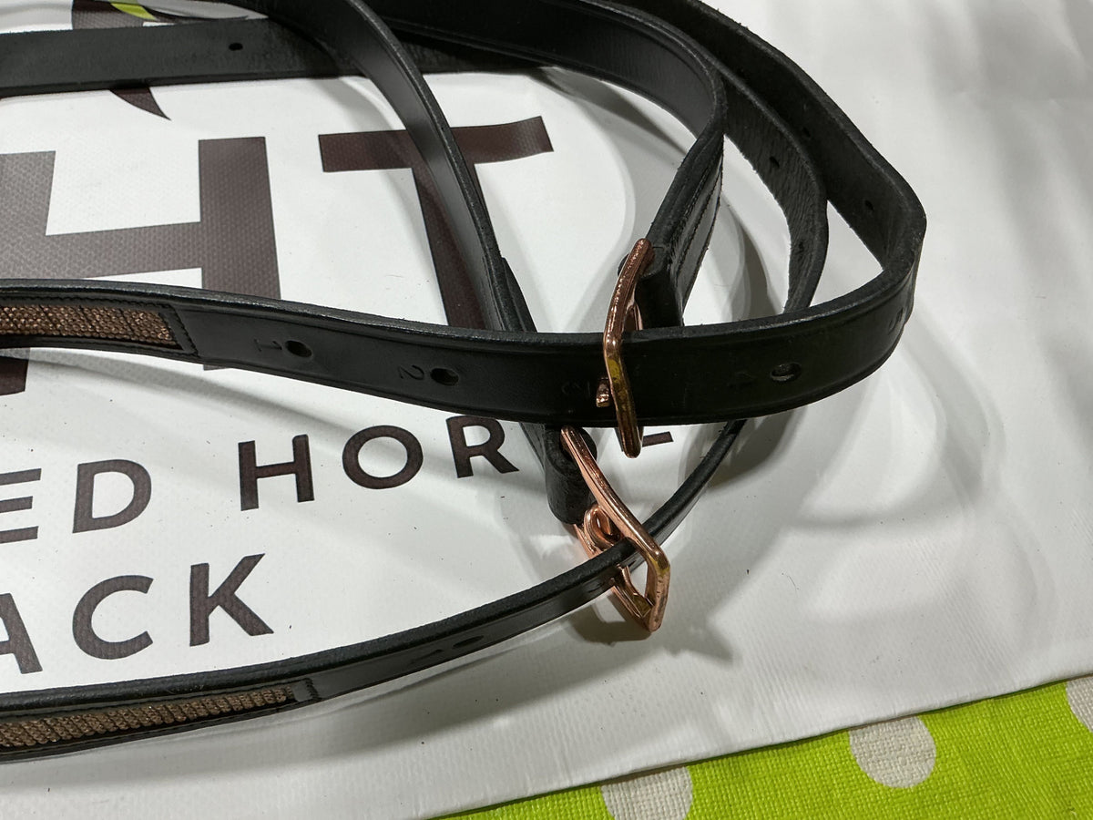 English Stirrups & Leathers Rose Gold